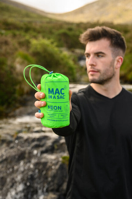Mac in a Sac Origin 2 непромокаемо яке UNI, неонов зелено