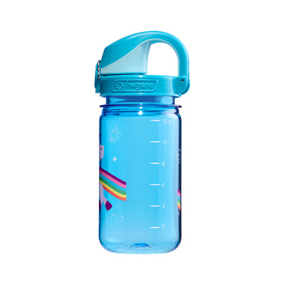 Nalgene Grip-n-Gulp Sustain бутилка за вода детска 0,35 L, син unicorn