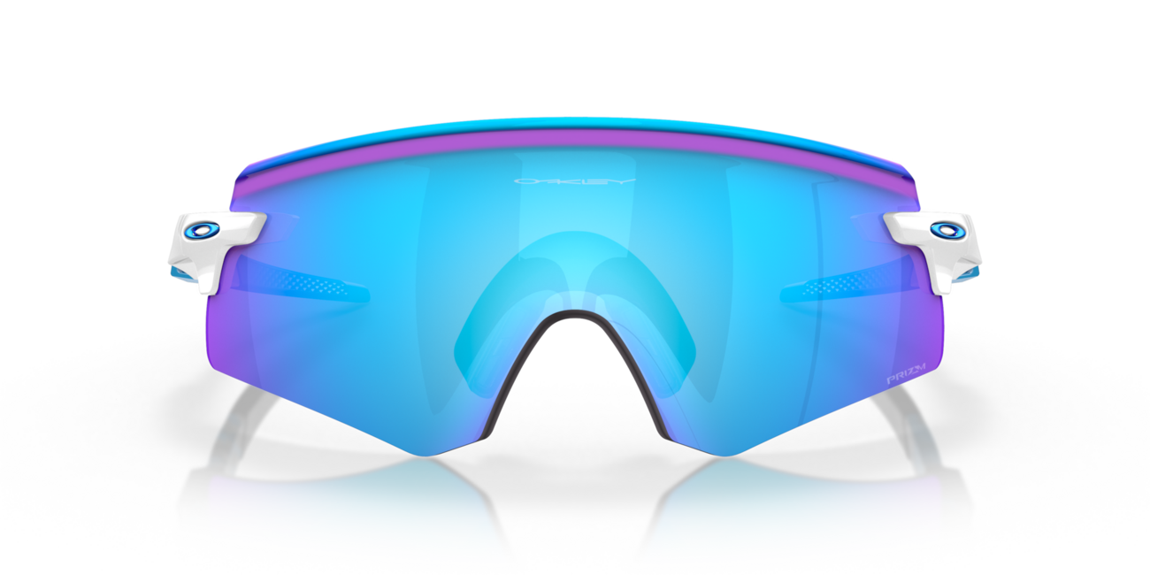 Oakley ENCODER слънчеви очила с рамка Polished White и стъкла Prizm Sapphire