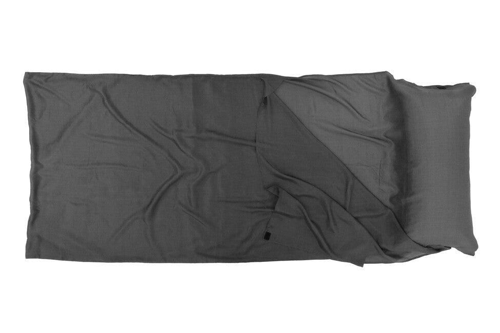 Origin Outdoors Ripstop Silk вложка за спален чувал правоъгълна, тъмносива