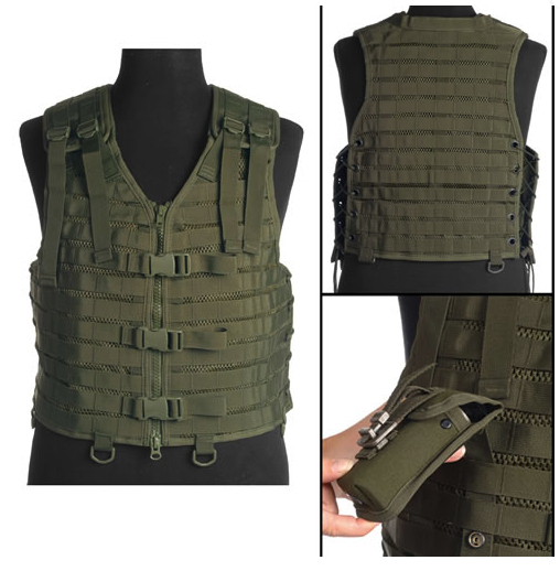 Mil-Tec Modular System тактически елек, черен