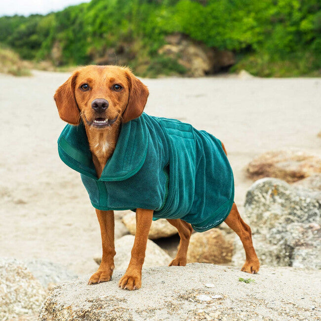 Mountain Paws Dog Robes халат за кучета големи, зелен
