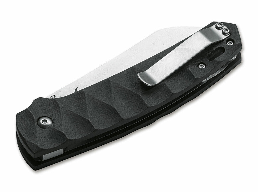 BÖKER® Haddock Pro джобен нож 8,7 см, черен, G10, калъф нилон
