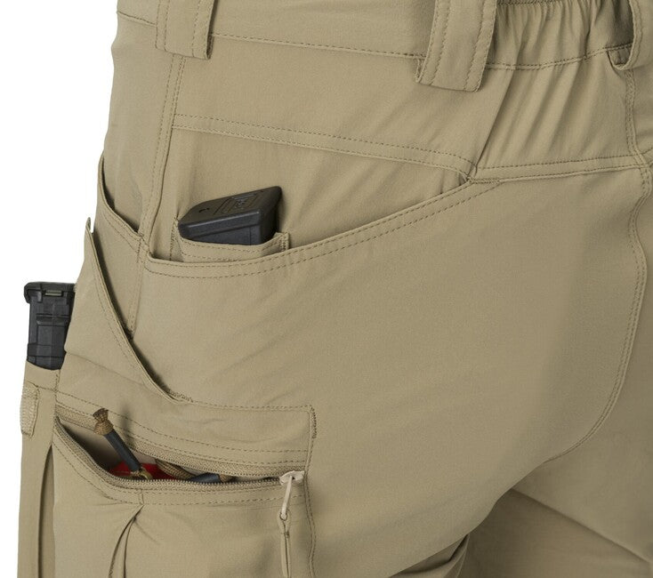 Helikon-Tex OTS 8.5" шорти VersaStretch тактически аутдорови Versa Stretch Lite, маслинево жълти