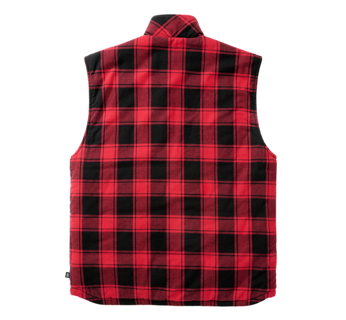 Brandit Lumber Vest, Red/Black