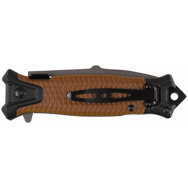 Fox Outdoor Snake джобен нож Jack, койот тан, металева дръжка