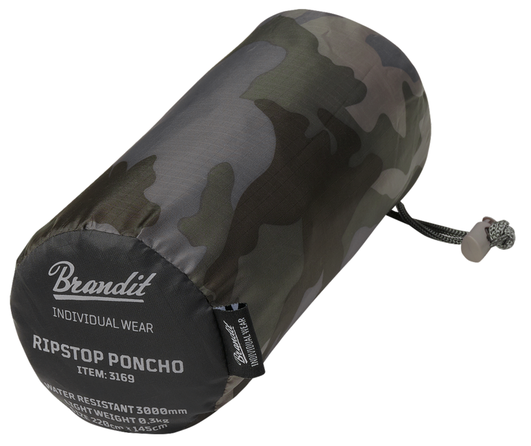 Brandit Ripstop пончо, тъмен камуфлаж