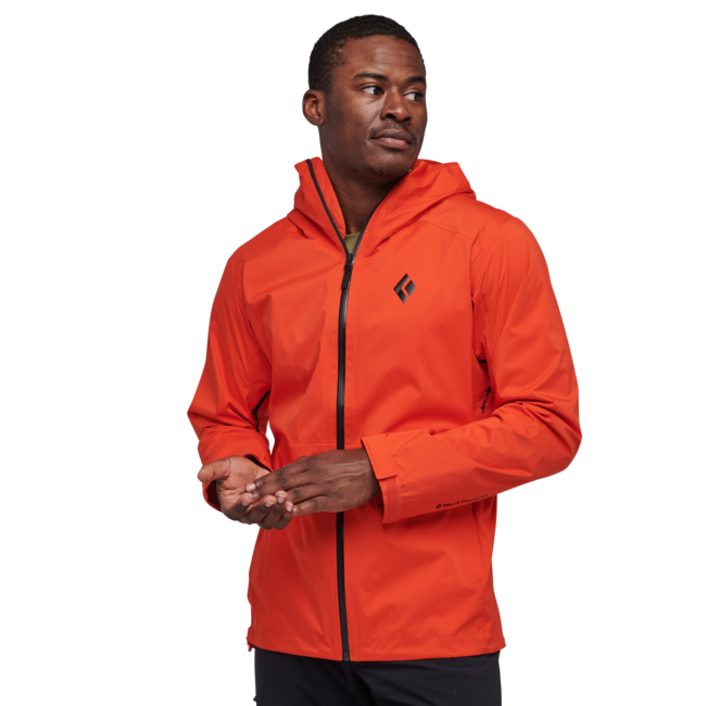 Black Diamond Stormline Stretch Rain Shell непромокаемо яке мъжко, октанов