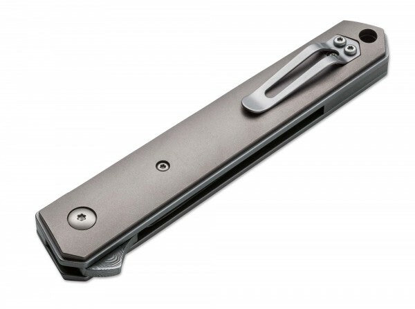 BÖKER® Kwaiken Flipper джобен нож, дамаск титан, 9 см