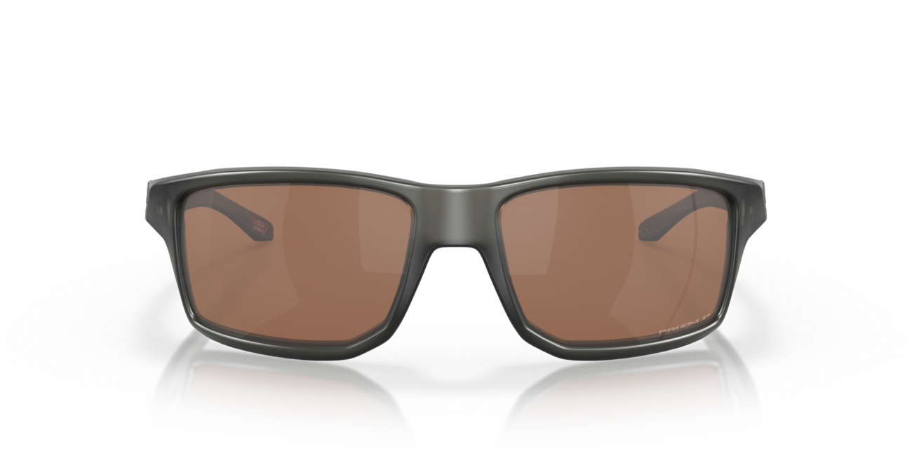 Слънчеви очила Oakley GIBSTON с рамка Matte Grey Smoke и стъкла Prizm Tungsten Polarized, 61