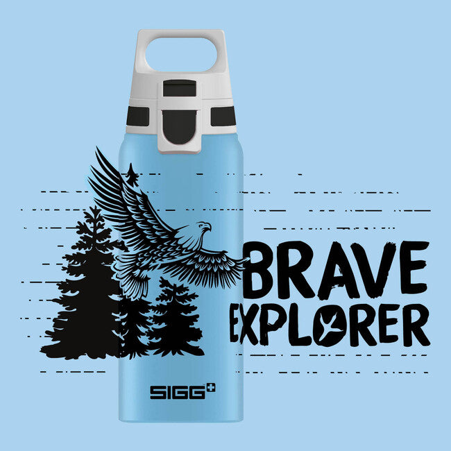 SIGG WMB One алуминиева бутилка за питие, 0,6 л, Brave Eagle
