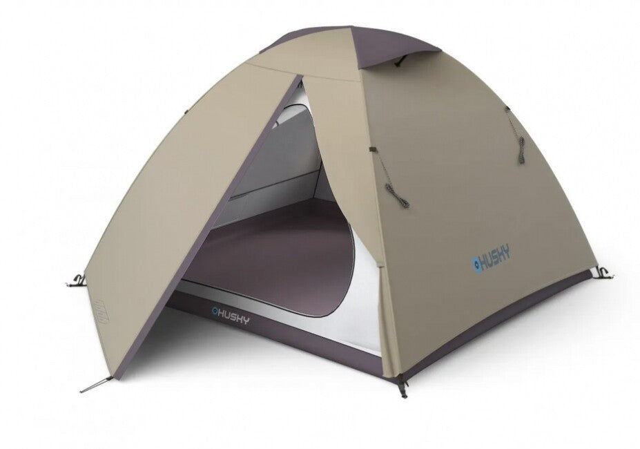 Husky Bizam 2 Plus трекинг палатка за 2 души, Black Coating light brown