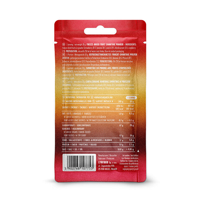 LYOfood червено smoothie 370g
