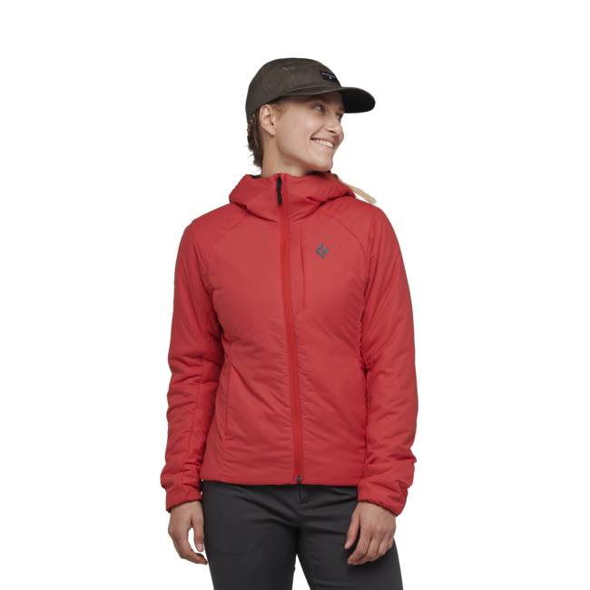 Black Diamond First Light Stretch суитшърт дамски, кораловочервена
