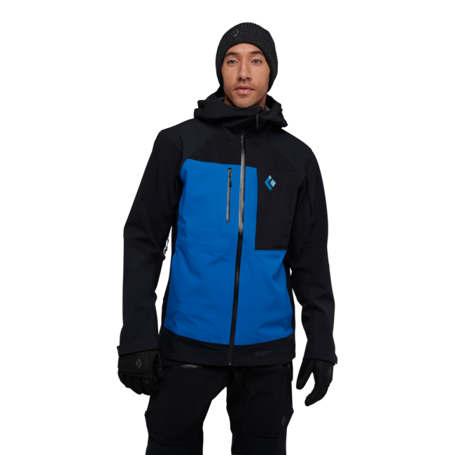 Black Diamond Recon Stretch Pro Shell ски яке мъжко, черно-зимородков