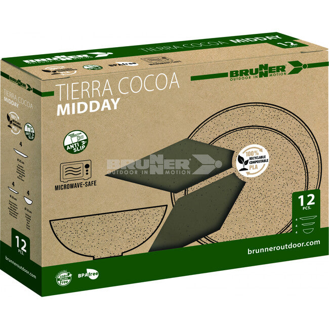 Brunner Midday Pla Tierra готварски комплект за кемпиране, кафяв