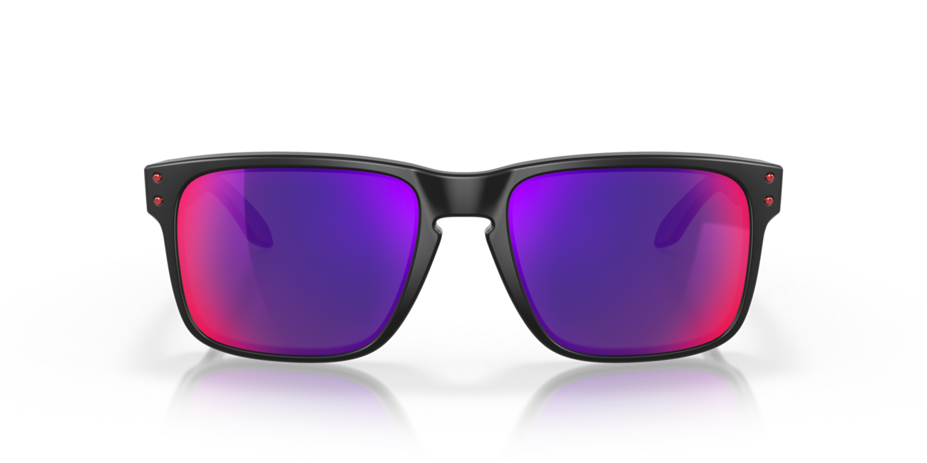 Oakley HOLBROOK слънчеви очила с рамка Matte Black и со стъкла Positive Red Iridium, 57
