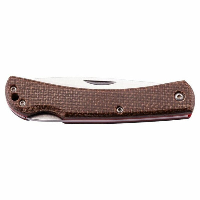 Herbertz джобен нож 6см, Micarta, кафява, 7,6 см