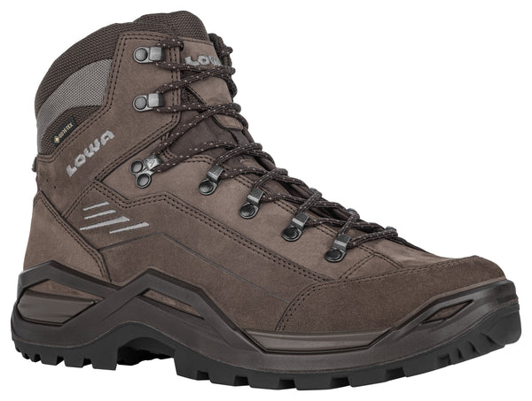 LOWA Renegade EVO GTX MID men's trekking shoes, espresso/seaweed