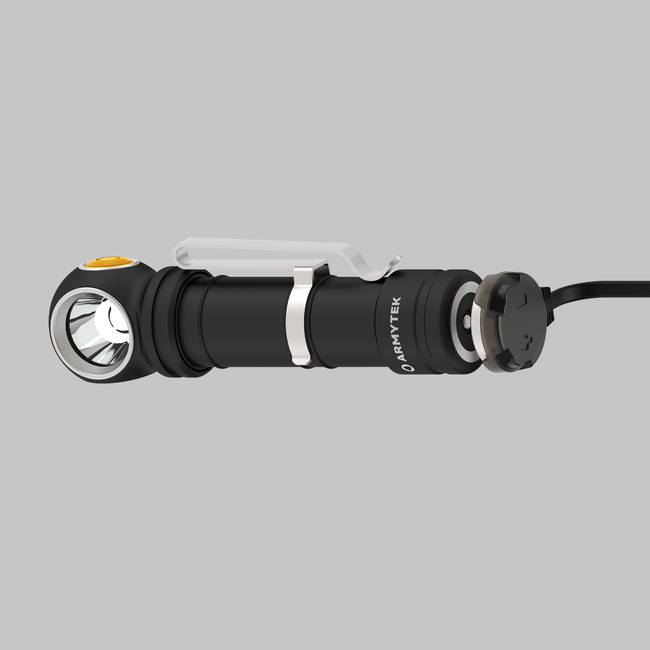 ArmyTek Wizard C2 Pro Max LR джобен фенер LED с фиксатор за колан, с калъф, захранване от акумулатор, 4150 lm, бяло