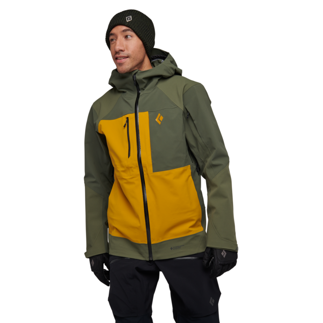 Black Diamond Recon Stretch Pro Shell ски яке мъжко, тундра-кехлибар