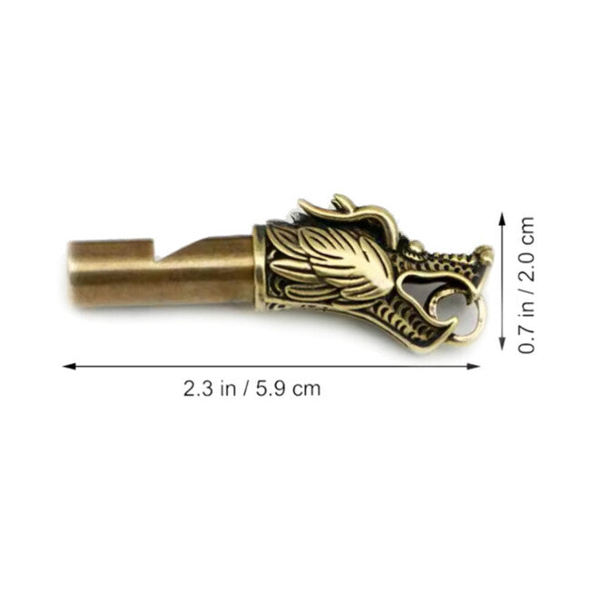 WARAGOD DragonHorn мозна винтидж пищал с дракончов мотив 115 dB