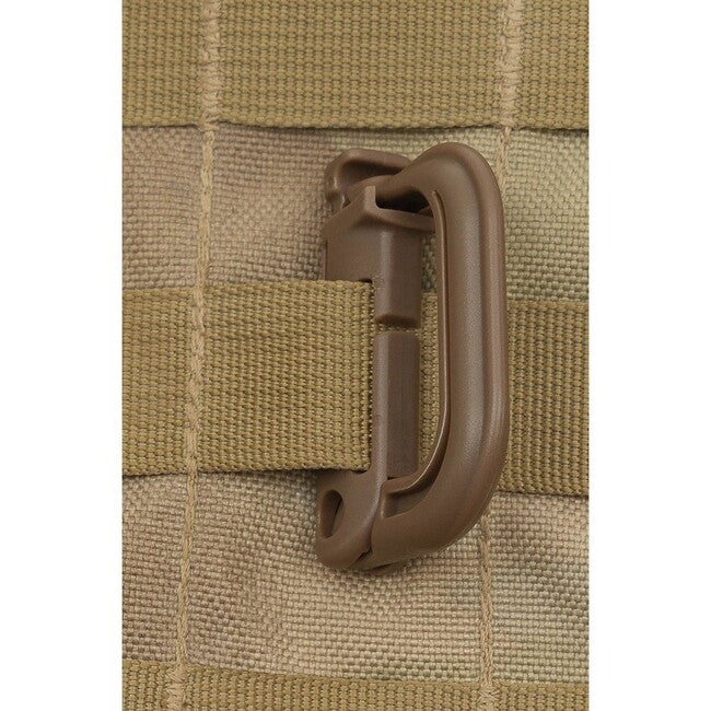 MFH MOLLE пластмасова карабина, койот тен, 2 бр.