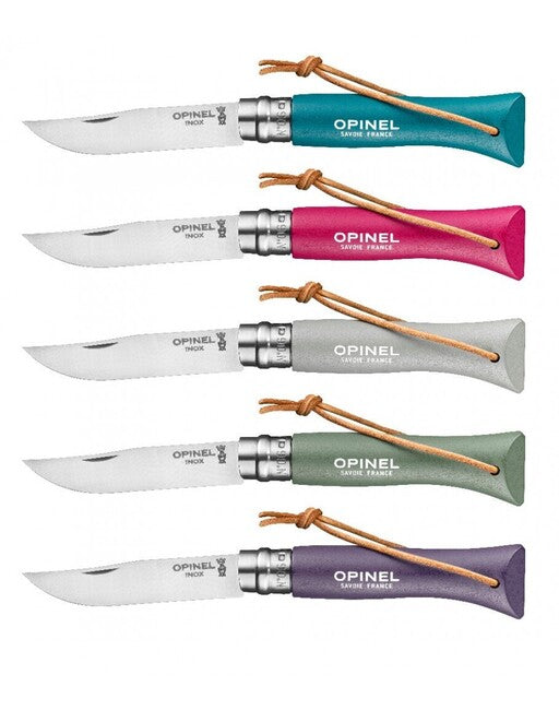 Opinel VRI N°06 Inox Trekking затворен нож, тюркоазен