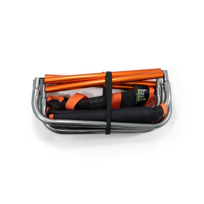 BasicNature Compact 2.0 сгъваемо кресло, черно / оранжево