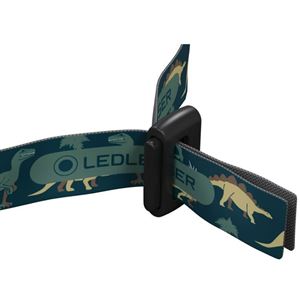 LEDLENSER Kidled4R DINO фенер за глава, червена
