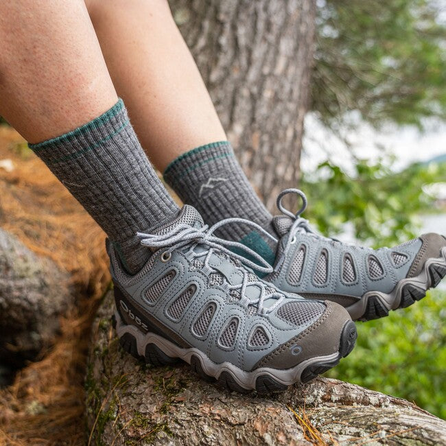 Darn Tough Hiker Micro Crew Midweight Cushion Hiking Socks, Sage
