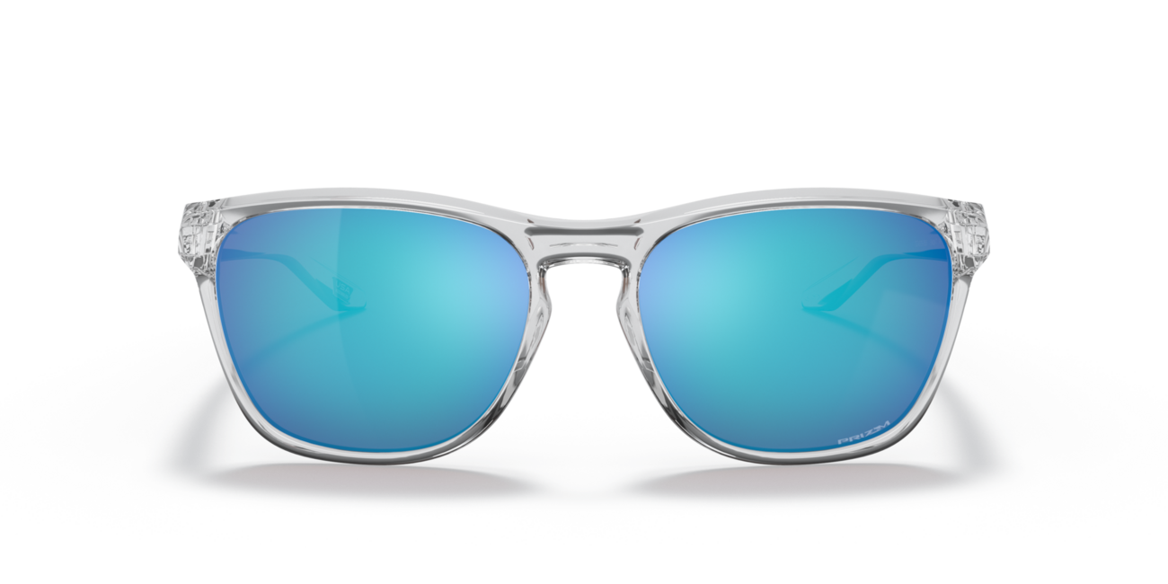 Oakley MANORBURN слънчеви очила с рамка Polished Clear и стъкла Prizm Sapphire 56