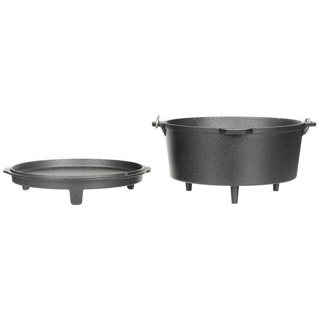 Fox Outdoor тиган за огън чугун, около 5,7 л