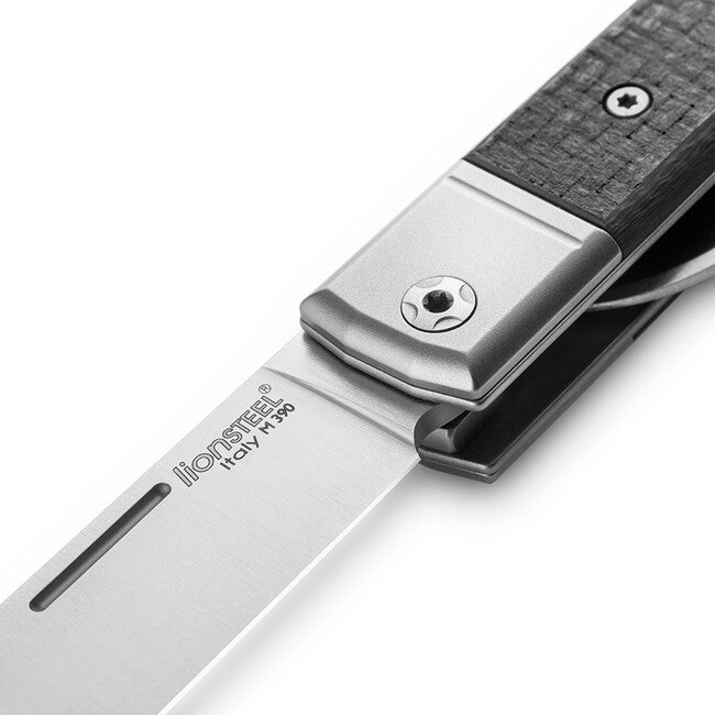Lionsteel BestMAN BM13 CF нож с двойка острия от стомана M390