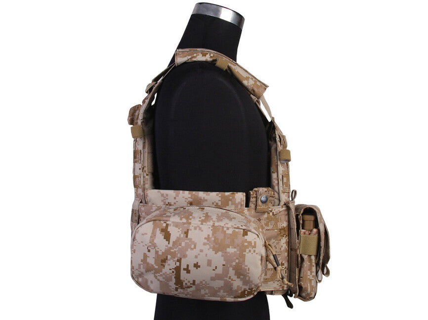 Emersongear LBT6094A носител на плаки 500D с 3 джобове, AOR1