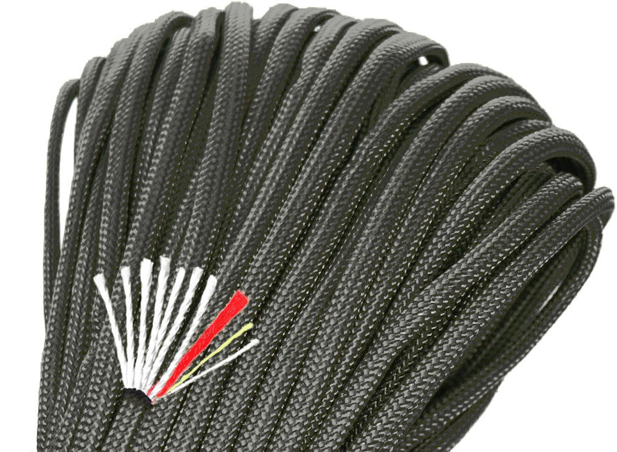 Origin Outdoors Lighter 4in1 Paracord, черен, 30 m