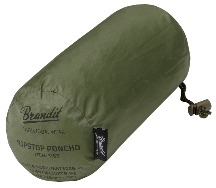 Brandit Ripstop пончо, маслинено