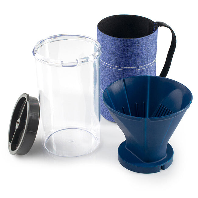 GSI Outdoors Java Drip прекапващ апарат за кафе с канче 887 ml JavaDrip, синьо
