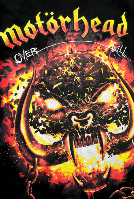 Brandit Motörhead тениска Overkill, черна