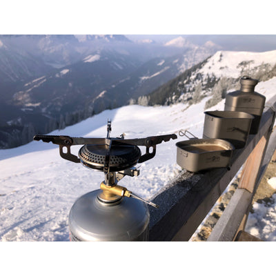 Origin Outdoors газов котлон от неръждаема стомана, 3000 W