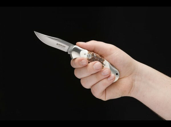 BÖKER® Scout джобен нож Stag, елен, 8 см