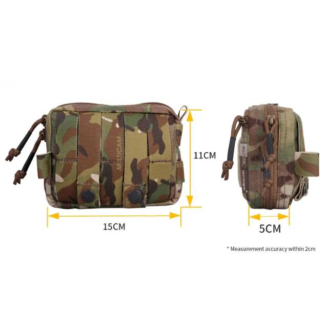 Emersongear MOLLE многофункционален калъф, A-TACS листажно зелено