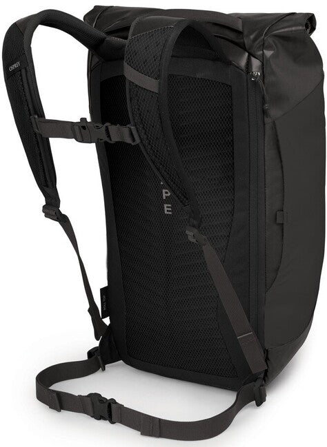 OSPREY TRANSPORTER ROLL TOP градски раница, черна