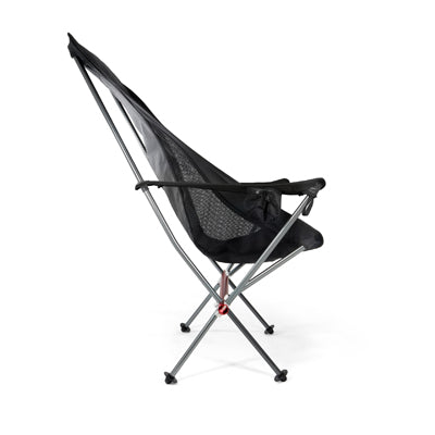 BasicNature Ultralight Relax сгъваемо кресло, черно