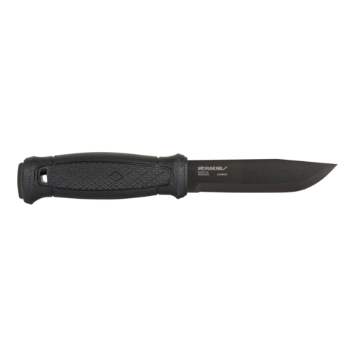 Morakniv Garberg открит нож с кожен калъф, черен