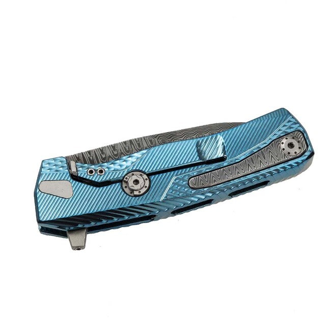 Lionsteel ROK DD BL луксозен джобен нож с дръжка от масивен титан