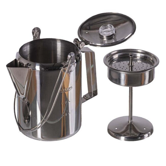 Mil-Tec канче с перколатор, неръждаемо, 1,3 L