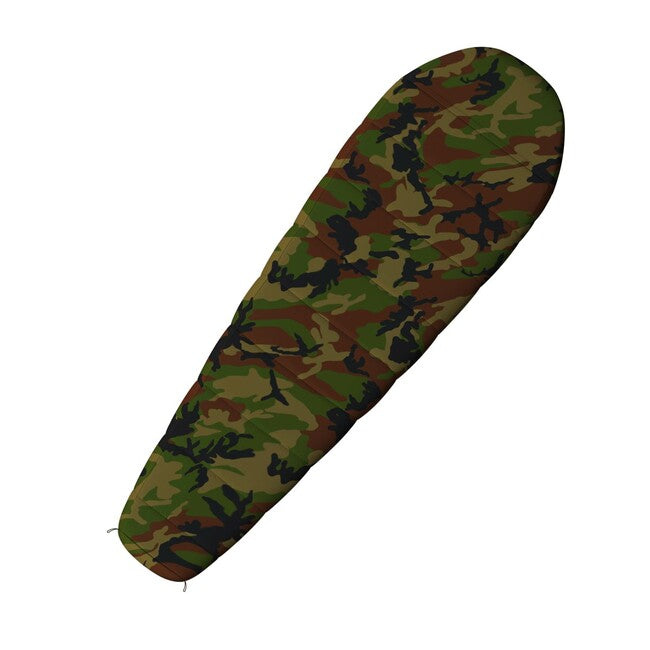 HUSKY Junior Army синтетичен тритезонен спален чувал детски -10, зелена