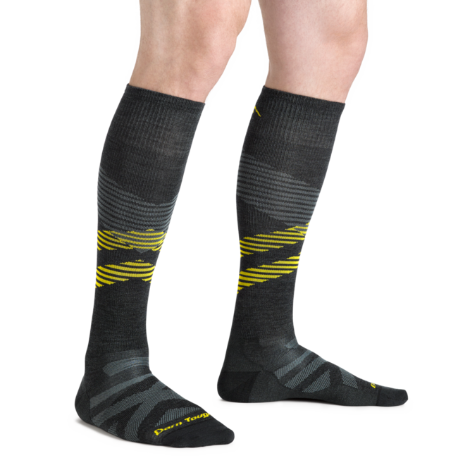 Darn Tough Pennant RFL OTC чорапи ултра леки, Carbon