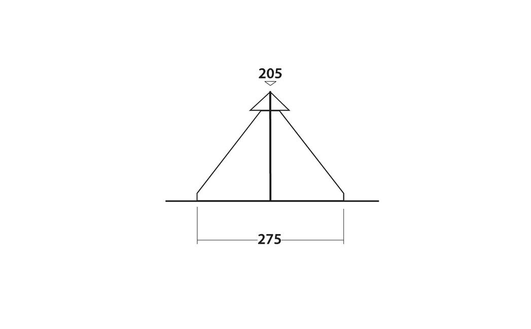 Easy Camp Bolide 400 палатка Tipi-Tent 4 човека EasyCamp, зелена